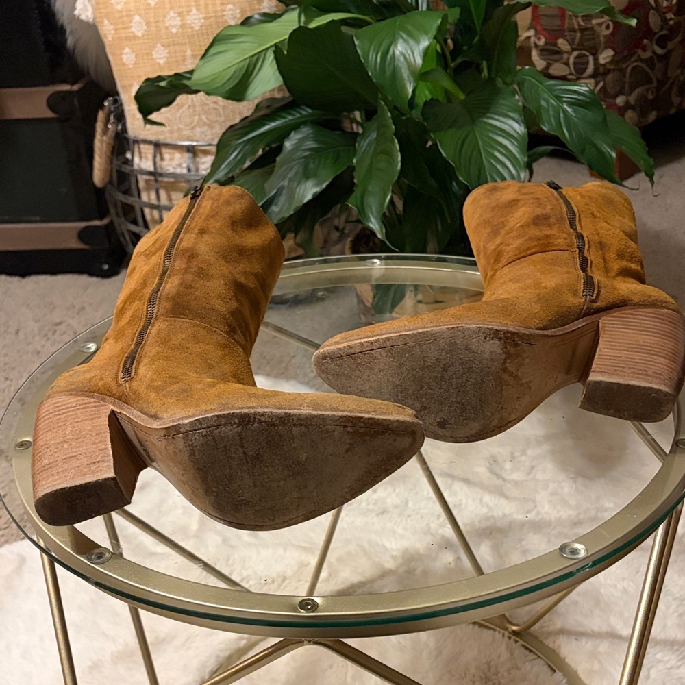 Golden Goose Brown Suede Heeled Boots - Picture 6 of 10